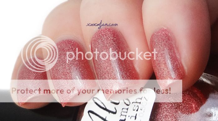 xoxoJen's swatch of Aly's Dream Polish Salmon xoxoJen's swatch of Aly's Dream Polish Salmon
