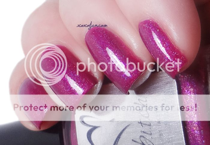 xoxoJen's swatch of b.i.t.c.h. by Jaclyn Queen Bitch xoxoJen's swatch of b.i.t.c.h. by Jaclyn Queen Bitch