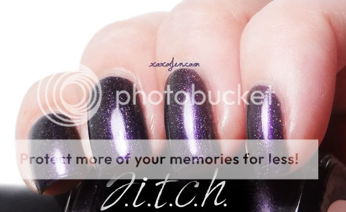xoxoJen's swatch of b.i.t.c.h. Witch Bitch xoxoJen's swatch of b.i.t.c.h. Witch Bitch