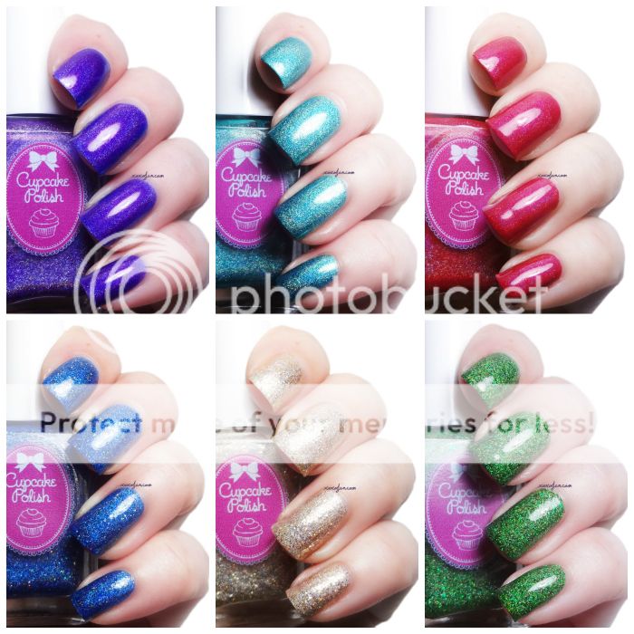 xoxoJen's swatches of Cupcake Polish Holiday 2014 collection xoxoJen's swatches of Cupcake Polish Holiday 2014 collection