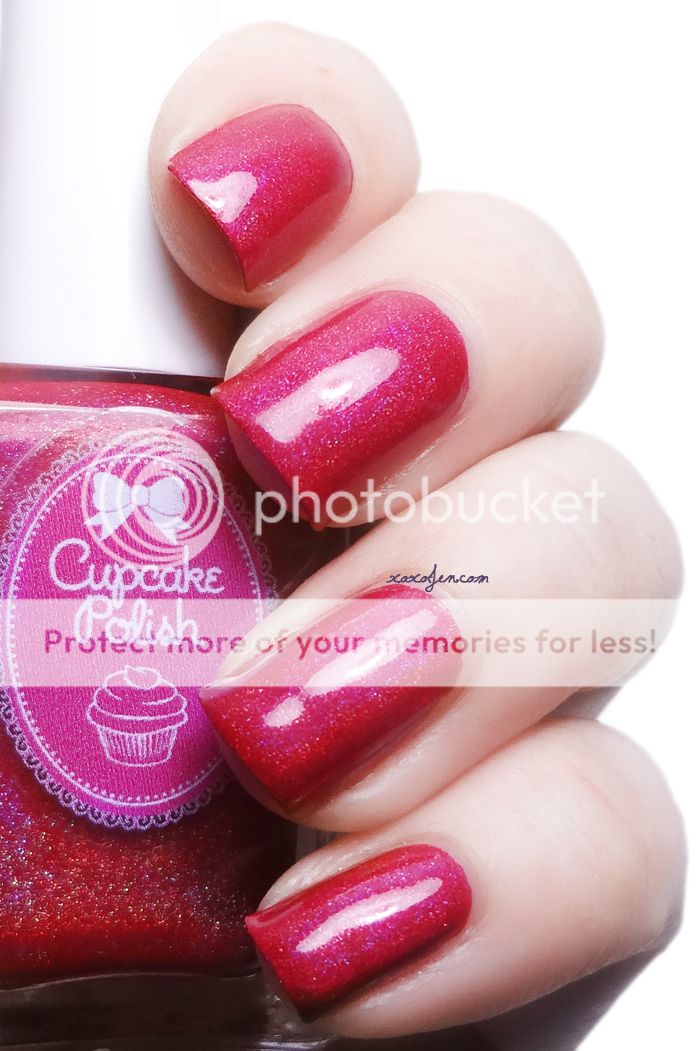 xoxoJen's swatch of Cupcake Polish Just Sleighing Around xoxoJen's swatch of Cupcake Polish Just Sleighing Around