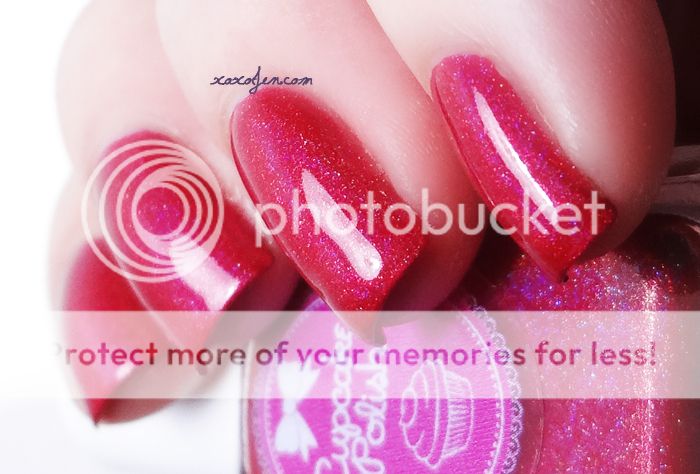 xoxoJen's swatch of Cupcake Polish Just Sleighing Around xoxoJen's swatch of Cupcake Polish Just Sleighing Around