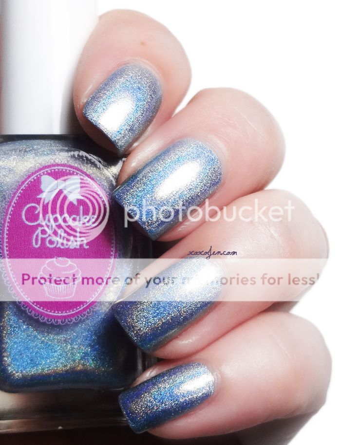 xoxoJen's swatch of Cupcake Polish Remembering Blue xoxoJen's swatch of Cupcake Polish Remembering Blue