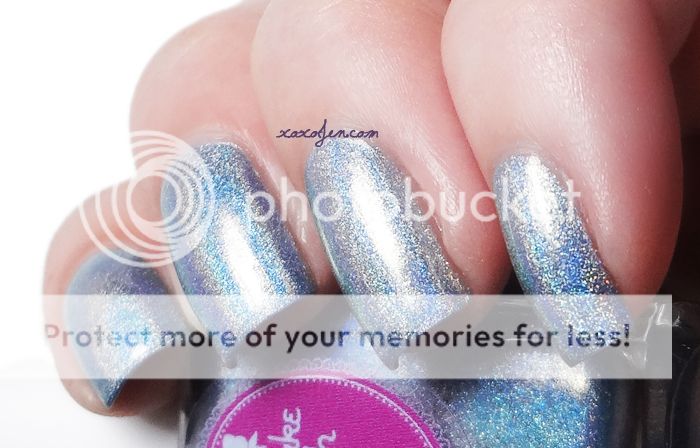 xoxoJen's swatch of Cupcake Polish Remembering Blue xoxoJen's swatch of Cupcake Polish Remembering Blue