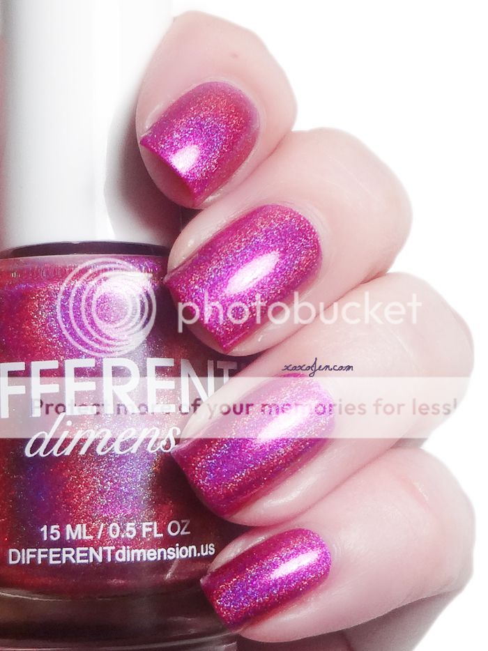 xoxoJen's swatch of Different Dimension Saphir Rose xoxoJen's swatch of Different Dimension Saphir Rose