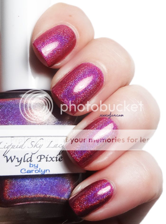 xoxoJen's swatch of Wyld Pixie by Liquid Sky Lacquer xoxoJen's swatch of Wyld Pixie by Liquid Sky Lacquer