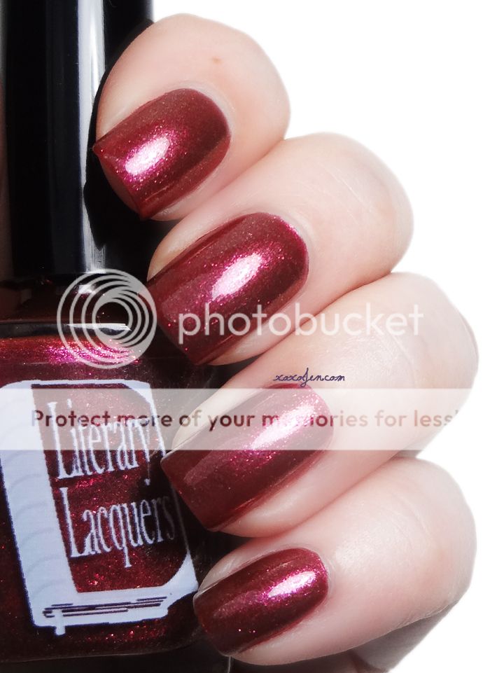 xoxoJen's swatch of Literary Lacquers And So I Step Up xoxoJen's swatch of Literary Lacquers And So I Step Up