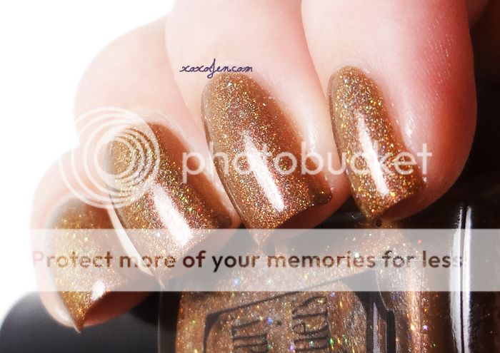 xoxoJen's swatch of Literary Lacquer: Luggage For Your Journey xoxoJen's swatch of Literary Lacquer: Luggage For Your Journey