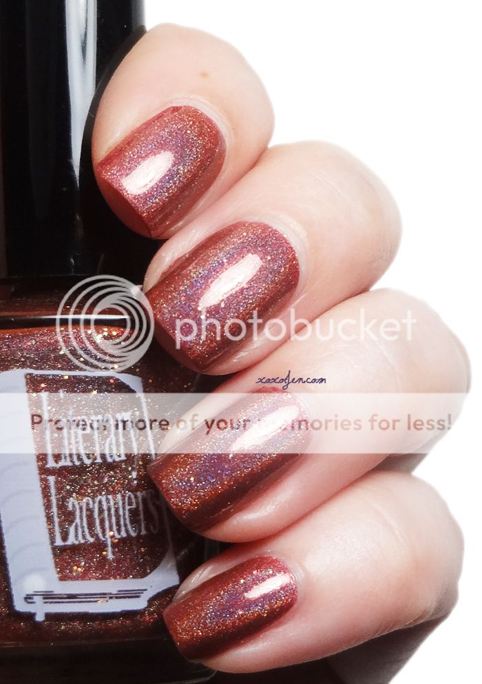 xoxoJen's swatch of Literary Lacquer Rare Book Room xoxoJen's swatch of Literary Lacquer Rare Book Room