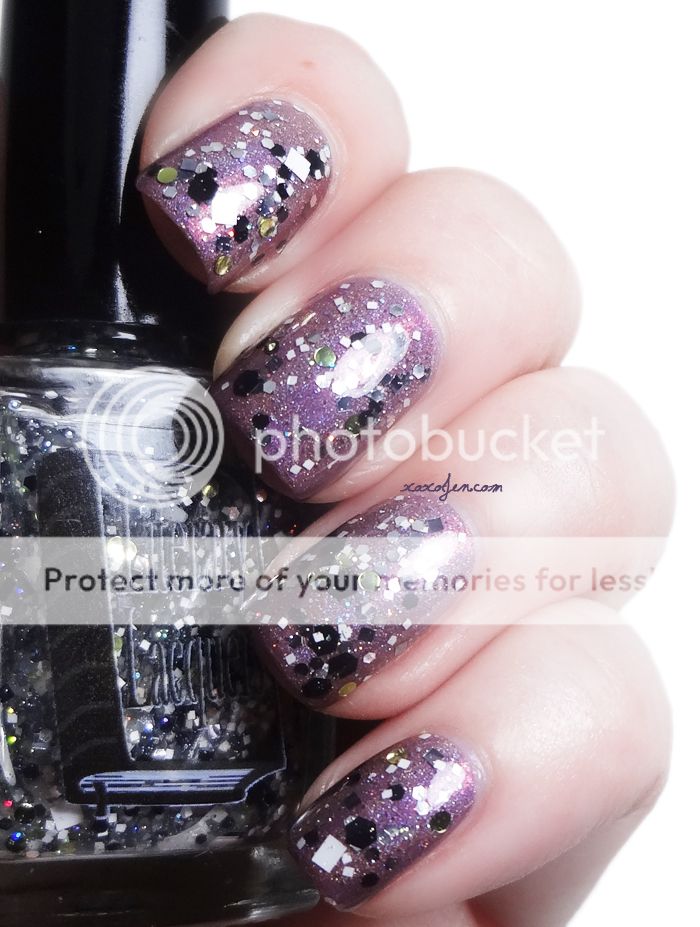 xoxoJen's swatch of Two At The Very Most by Literary Lacquers xoxoJen's swatch of Everything You Love by Literary Lacquers