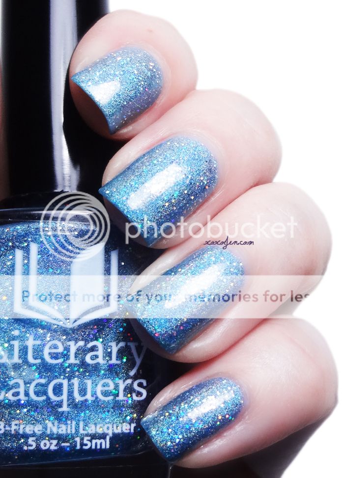 xoxoJen's swatch of Literary Lacquers Always Winter Never Christmas xoxoJen's swatch of Literary Lacquers Always Winter Never Christmas