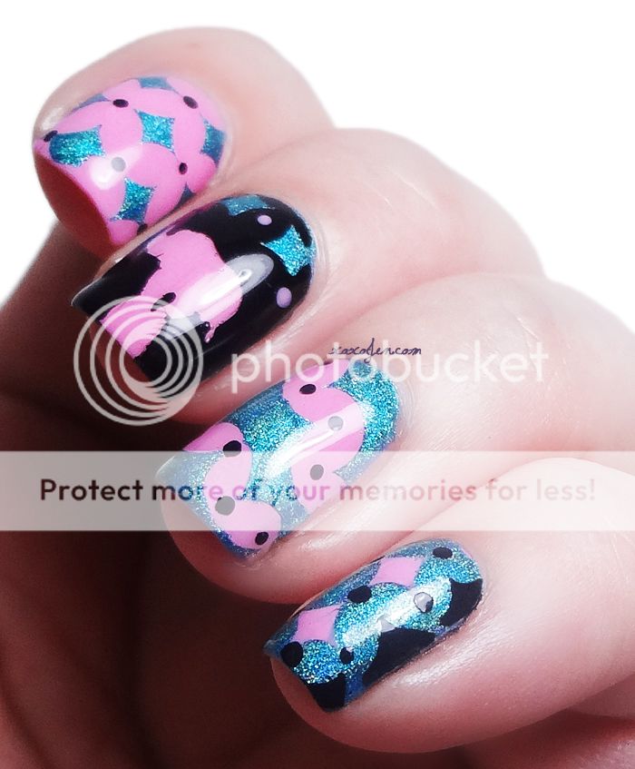xoxoJen's swatch of Love, Angeline Nail Shields Art xoxoJen's swatch of Love, Angeline Nail Shields Art