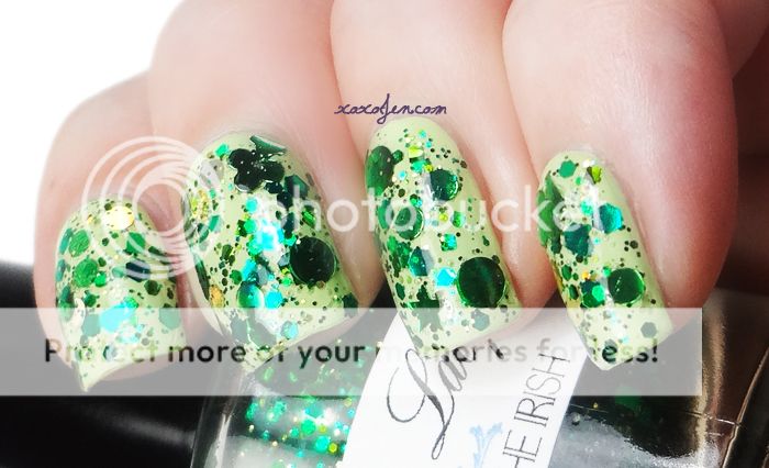xoxoJen's swatch of Lumina Lacquer Luck O' The Irish xoxoJen's swatch of Lumina Lacquer Luck O' The Irish