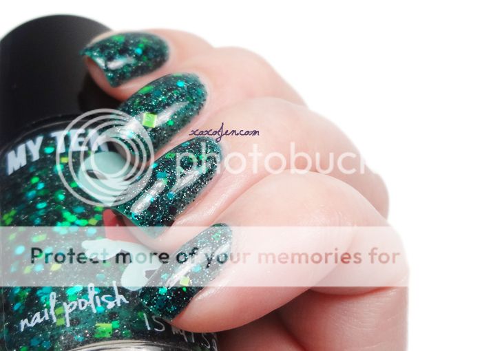 xoxoJen's swatch of My Ten Friends Alien Blood xoxoJen's swatch of My Ten Friends Alien Blood