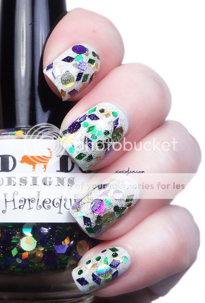 xoxoJen's swatch of Red Dog Design's Harlequin Ball xoxoJen's swatch of Red Dog Design's Harlequin Ball