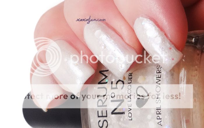 xoxoJen's swatch of Serum No.5 April Showers xoxoJen's swatch of Serum No.5 April Showers