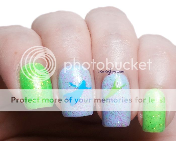 xoxoJen's Peter Pan Nail Art xoxoJen's Peter Pan Nail Art