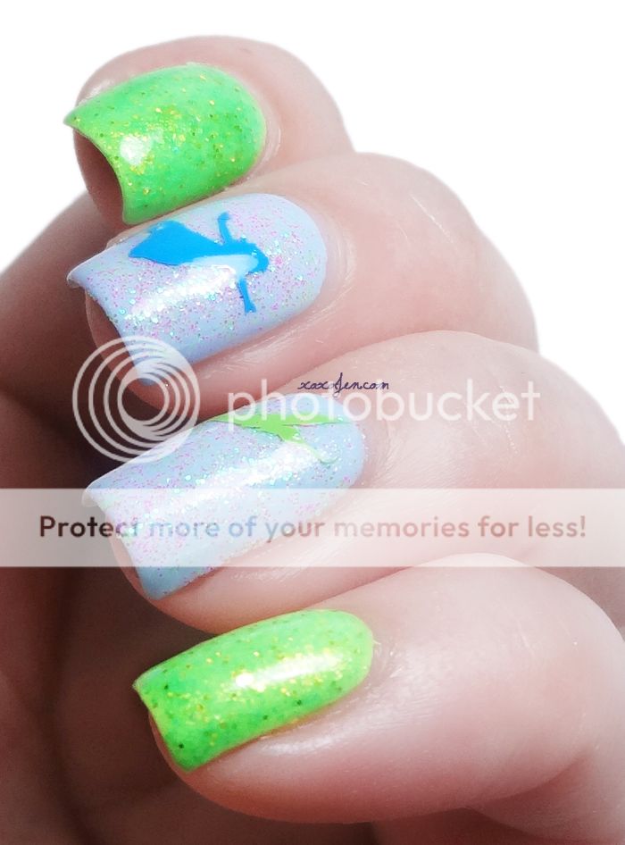 xoxoJen's Peter Pan Nail Art xoxoJen's Peter Pan Nail Art
