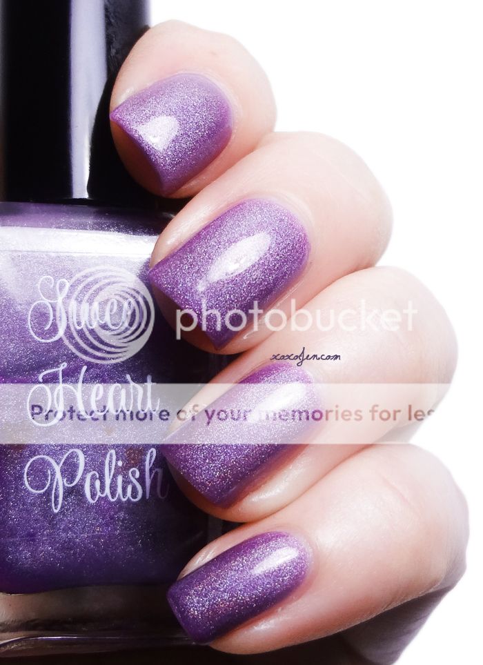 xoxoJen's swatch of Sweet Heart Polish Purple Lotus xoxoJen's swatch of Sweet Heart Polish Purple Lotus