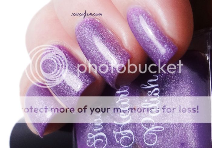 xoxoJen's swatch of Sweet Heart Polish Purple Lotus xoxoJen's swatch of Sweet Heart Polish Purple Lotus