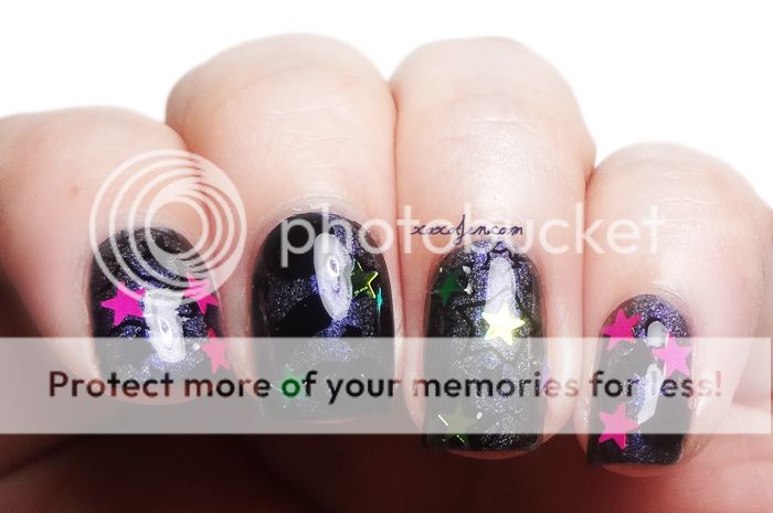 xoxoJen's swatch of Vivid Lacquer Plate vl017 and Camazotz xoxoJen's swatch of Vivid Lacquer Plate vl017 and Camazotz
