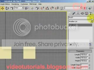 click color box for current object