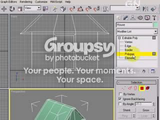 Select polygon edit mode