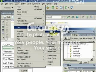 Select Insert Text Field