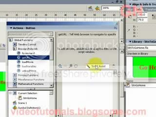 Click in script assist, to enable script assist