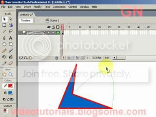 Click and drag line segment to curve the line segment