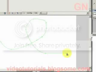 Draw path using pen tool