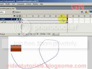 Insert frame for guide layer