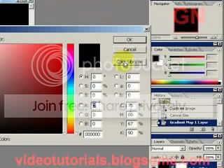click color libraries button