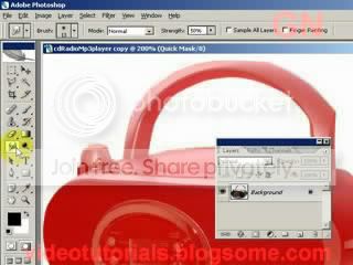 select smudge tool