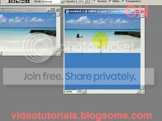 click and drag with gradient tool