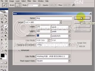 Create new image file